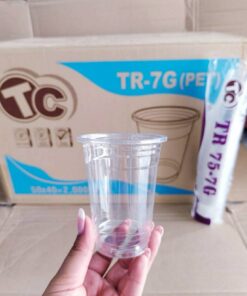 Alternative view of แก้วแข็งใสไม่แตก TR-7G แก้วPETขนาด 7 ออนซ์ ปาก 75 mm. ยี่ห้อTC ยกลัง 2,000 ใบ