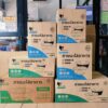 กล่องข้าวพลาสติก กล่องอาหารพลาสติกถ้วยกลมใส(ยกลัง) พร้อมฝา ยี่ห้อEASY LIFE